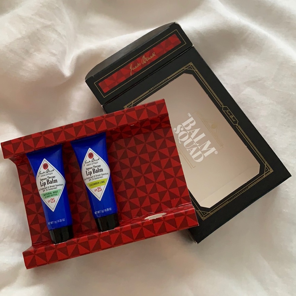 Duo of Jack Black Intense Therapy Lip Balm